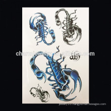 OEM Wholesale Scorpion tattoo man temporary arm tattoo Shoulder Temporary Tattoo W-1019